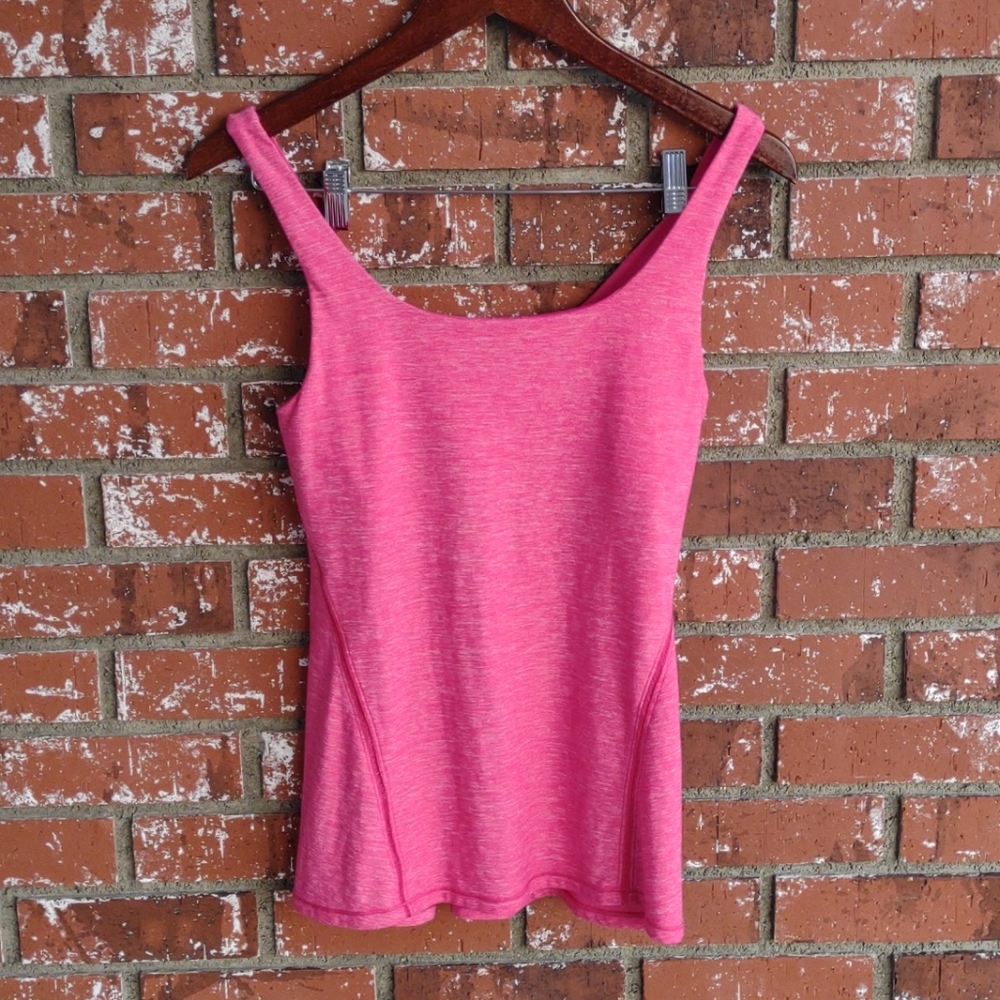 Lululemon top hot pink size 8
